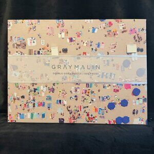 Gray Malin Double-Sided 500 Piece Jigsaw Puzzle - The Beach NWOT